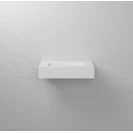 Lavabo sospeso Feridras in resina 70 cm bianco