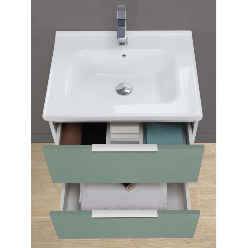 Mobile bagno Feridras Rialto 80 cm verde