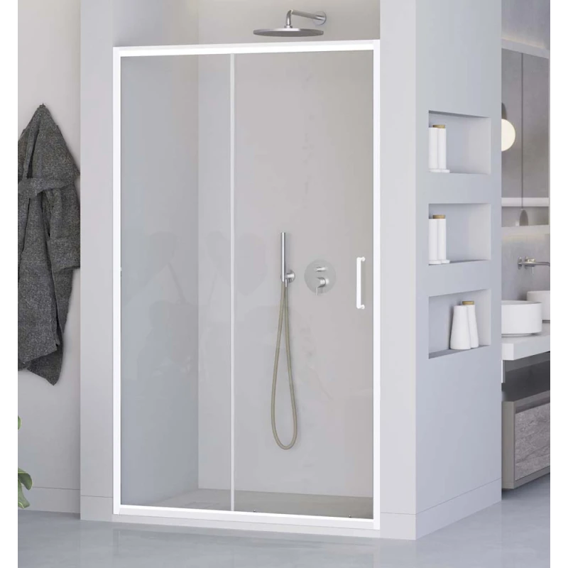 Porta scorrevole Feridras T-Special 140 cm profilo bianco