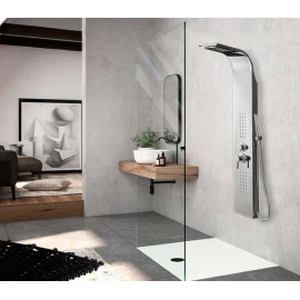 Colonna doccia Feridras Miami in acciaio inox