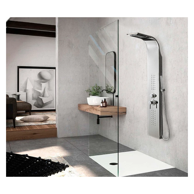 Colonna doccia Feridras Miami in acciaio inox