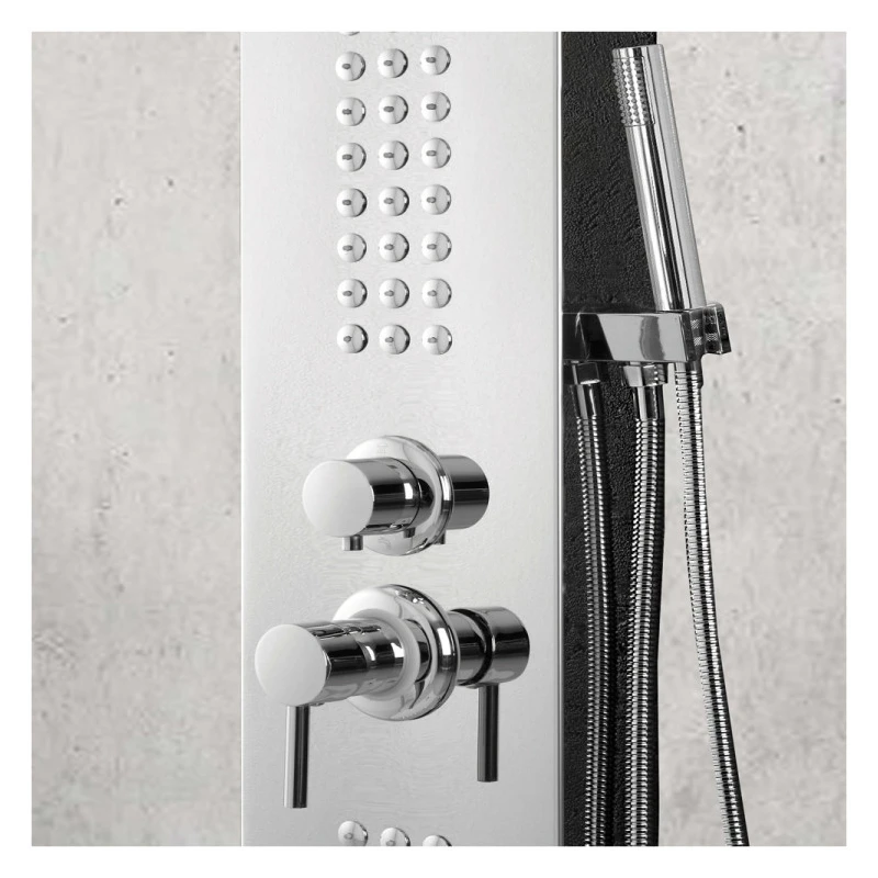 Colonna doccia Feridras Miami in acciaio inox