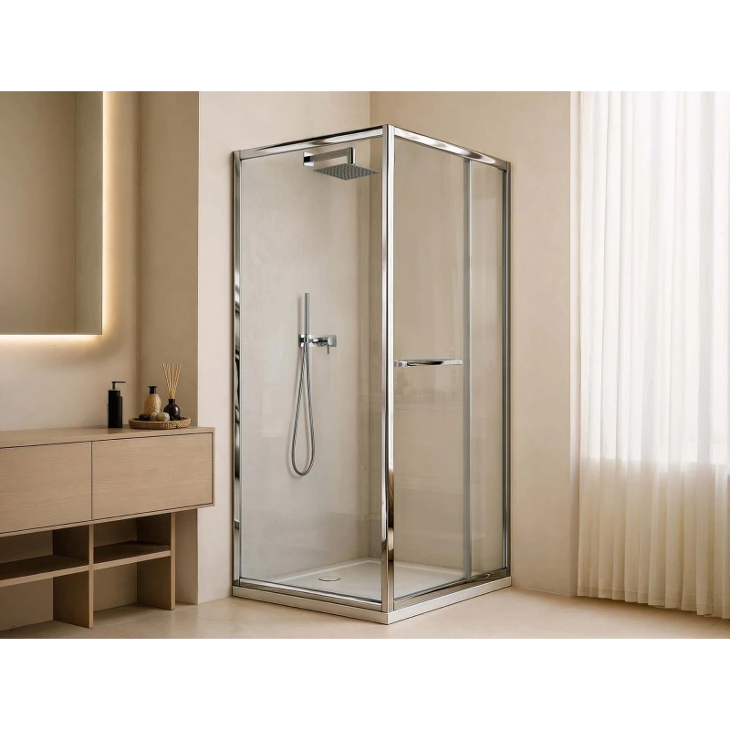 Box doccia Feridras Master 100x70 cm cromato