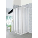 Box doccia Feridras Aurora estendibile in PVC per piatti 70/80x90/100