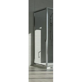Porta fissa Feridras T-Squared 80 cm in cristallo