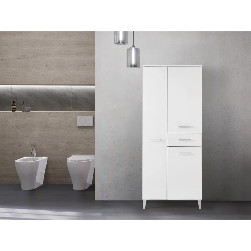 Colonna bagno Stella Feridras 60 cm bianco lucido