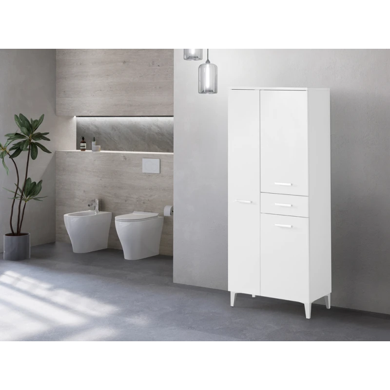 Colonna bagno Stella Feridras 60 cm bianco lucido