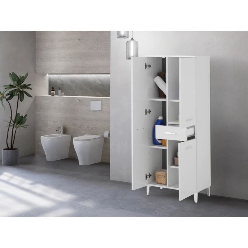Colonna bagno Stella Feridras 60 cm bianco lucido