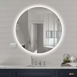 Specchio Luna Feridras Ø60 cm retroilluminato LED