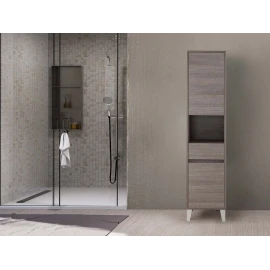 Colonna bagno Feridras Mondo 2.0 in rovere scuro