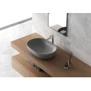 Lavabo da appoggio Feridras 60 cm grigio opaco