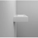 Lavabo sospeso Feridras 80 cm bianco lucido