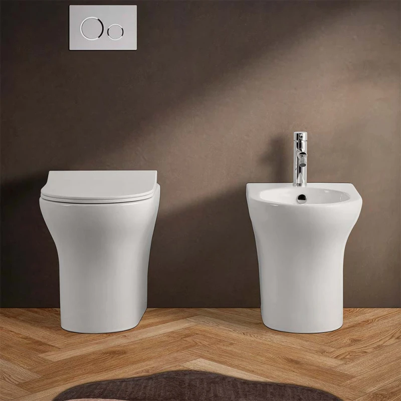Vaso a terra Feridras Real - bianco lucido