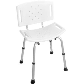 Sedia doccia Comfort Feridras in alluminio e LDPE
