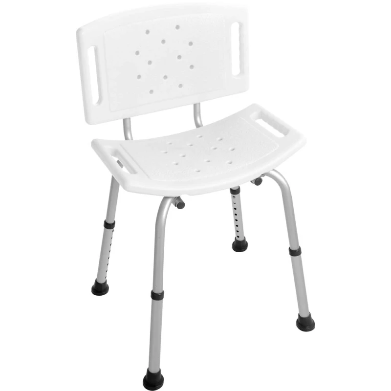 Sedia doccia Comfort Feridras in alluminio e LDPE
