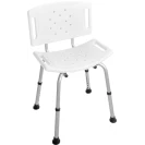 Sedia doccia Comfort Feridras in alluminio e LDPE