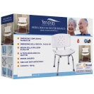 Sedia doccia Comfort Feridras in alluminio e LDPE