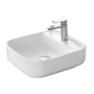 Lavabo Feridras in ceramica 39 cm bianco da appoggio