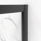 Box doccia angolare Feridras T-Special profilo nero