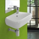 Lavabo sospeso Feridras 45 cm bianco lucido