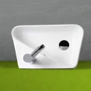 Lavabo sospeso Feridras 45 cm bianco lucido