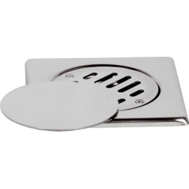 Copertura a pavimento 10x10 con griglia fissa e coperchio mobile RR 913GVC10