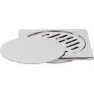 Copertura a pavimento 15x15 con griglia fissa e coperchio mobile RR 913GVC15