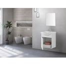 Mobile bagno Feridras Stella 55 cm bianco lucido