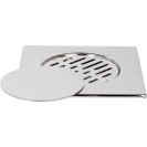 Copertura a pavimento 20x20 con griglia fissa e coperchio mobile RR 913GVC20