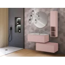 Mobile bagno sospeso Feridras Light 90 cm rosa