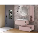Mobile bagno sospeso Feridras Light 90 cm rosa