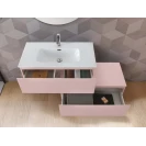 Mobile bagno sospeso Feridras Light 90 cm rosa