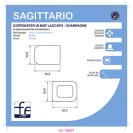 Copriwater Sagittario Feridras in MDF laccato