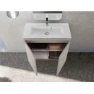 Mobile bagno sospeso Feridras Pastello 80 tortora