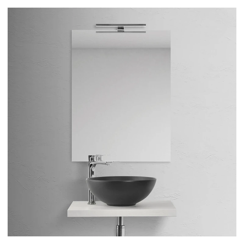 Lavabo da appoggio Feridras Ø40 nero opaco