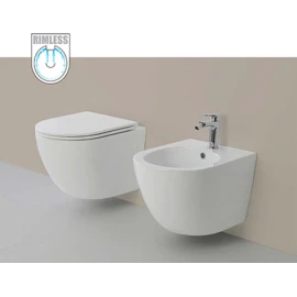 Vaso sospeso T-Slim Feridras in ceramica