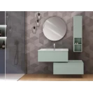 Mobile bagno sospeso Light Feridras 90 cm verde
