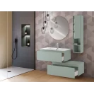 Mobile bagno sospeso Light Feridras 90 cm verde