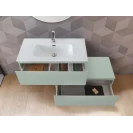 Mobile bagno sospeso Light Feridras 90 cm verde