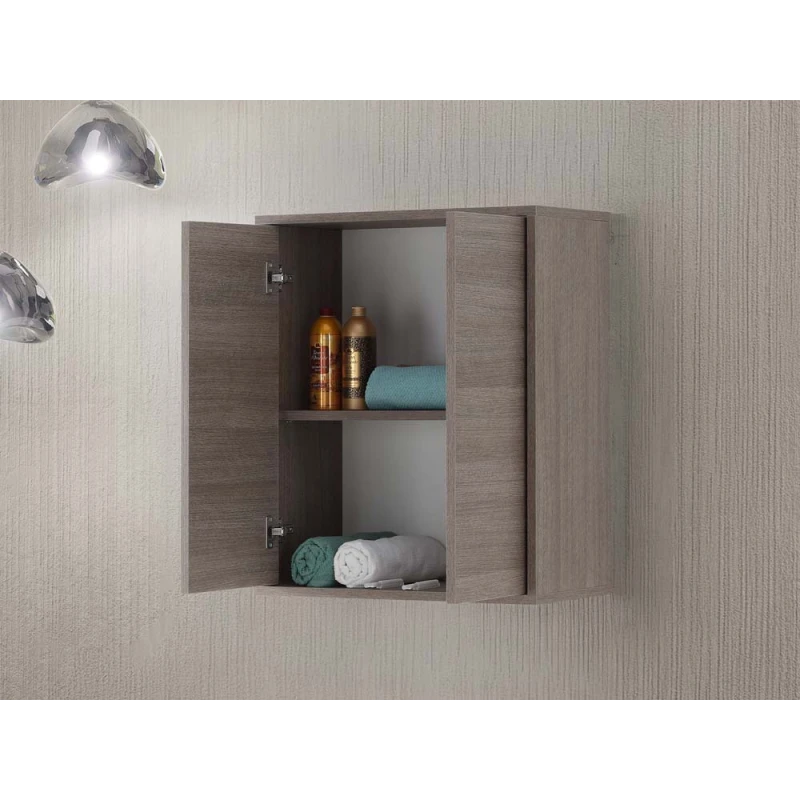 Pensile bagno Feridras Mondo 2.0 in rovere scuro
