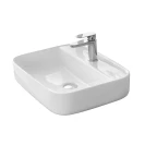 Lavabo da appoggio Feridras 50 cm bianco lucido