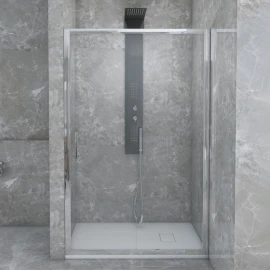 Porta scorrevole Feridras T-Squared 90 cm trasparente