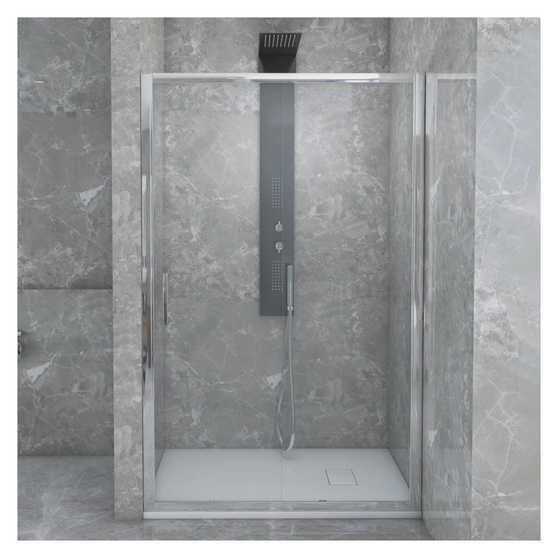 Porta scorrevole Feridras T-Squared 90 cm trasparente