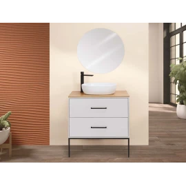 Mobile bagno Venus Feridras 80 cm bianco opaco