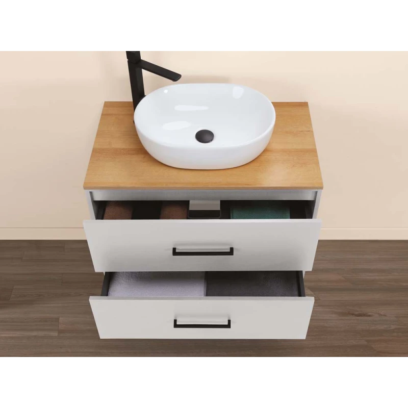Mobile bagno Venus Feridras 80 cm bianco opaco