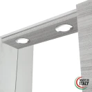 Specchiera Stella Feridras L68xH61 cm in grigio