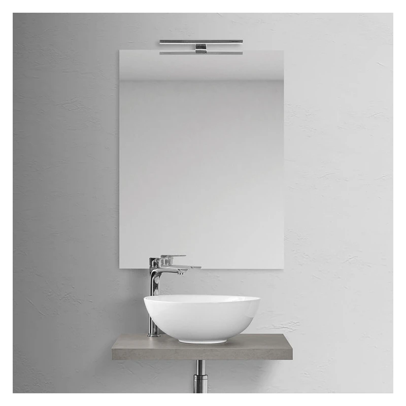Lavabo da appoggio in ceramica bianco lucido Ø40 cm