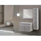 Mobile bagno Fabula 90 Feridras - cemento sospeso