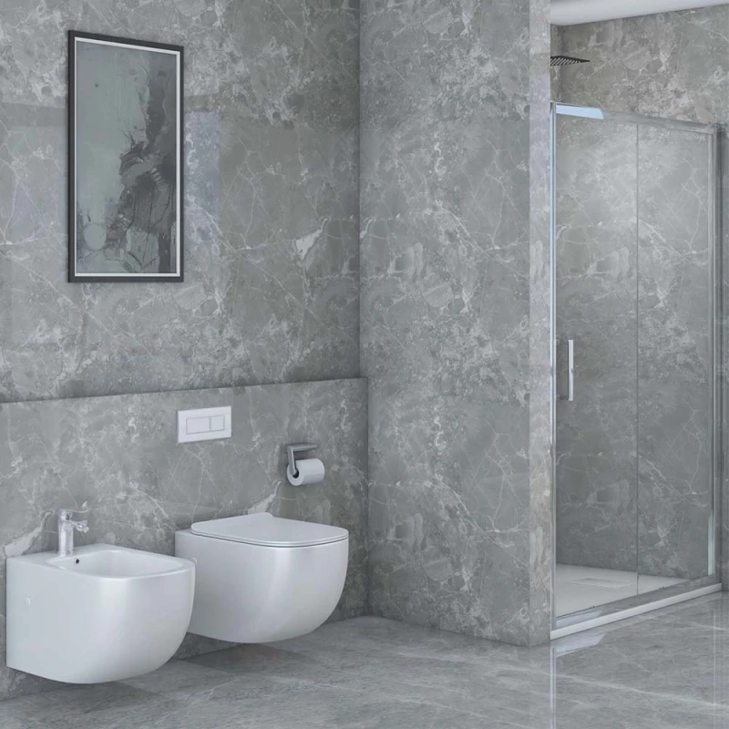 Porta scorrevole Feridras T-Squared 160 cm trasparente
