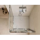 Box doccia angolare Feridras Master 80x80 con profilo cromato